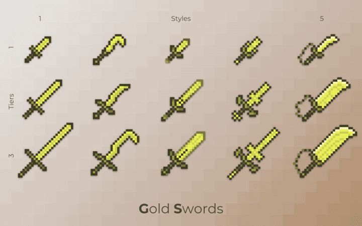 Infinite Swords Project Resource Pack 1.14 / 1.13